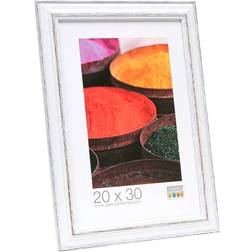 Deknudt Frames Deknudt S221H3, Træ, Sort, Hvid, Enkelt billedramme, 21 x 29,7 cm, Rektangulær, 260 mm Ramme