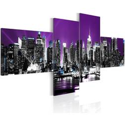 Arkiio New York on a violet background 100x45 Tavla