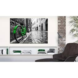 Artgeist Vintage Green Bike 90x60 sp. z o. o Tavla