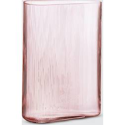 Nude Glass Mist Tall Dusty Rose Vase