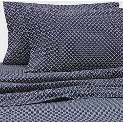 Home Collection Scallops 4-pack Bed Sheet Blue (203.2x152.4cm)