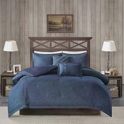 Woolrich Perry Denim Bedspread Blue (228.6x203.2)