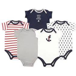 Luvable Friends Bodysuits 5-Pack - Boy Nautical (10130454)