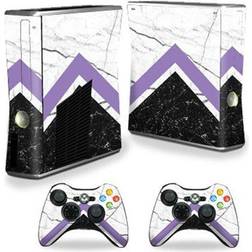 MightySkins Xbox 360 S Console Decal Skin - Geometric Marble