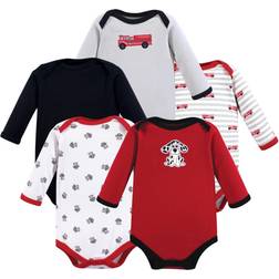 Luvable Friends Long Sleeve Bodysuits 5-Pack - Fire Truck (10138171)