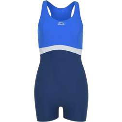 Slazenger Boyleg Swimsuit Ladies - Blue