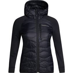 Peak Performance Helium Hybrid Down Hood Jacket Women - Black