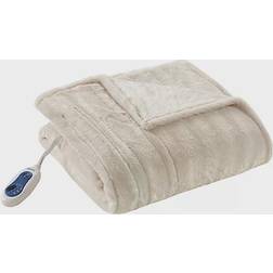 Beautyrest Heated Throw Blankets White (177.8x127)