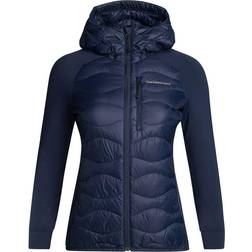 Peak Performance Helium Hybrid Down Hood Jacket Women - Blue Shadow