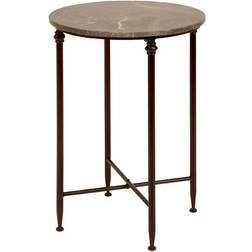 Litton Lane Traditional Small Table 18x18"