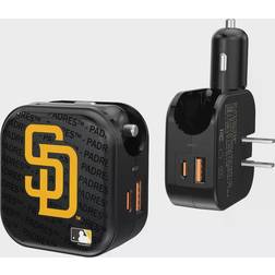 Strategic Printing San Diego Padres Dual Port USB Car & Home Charger