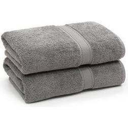Linum Home Textiles Sinemis Bath Towel Gray (137.16x68.58cm)