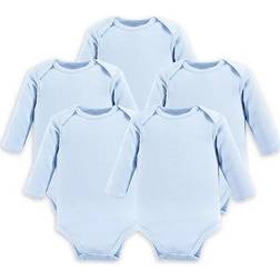 Luvable Friends Long Sleeve Bodysuits 5-pack - Blue