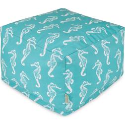 Majestic Home Goods Sea Horse Pouffe 17"