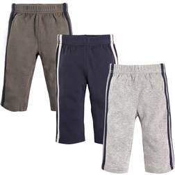 Hudson Baby Infant Athletic Pants 3-pack - Blue and Gray (10151150)