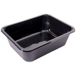 Diverse Bakke, 1965 ml, CPET, sort, 227 x 178 x 70 mm Serveringsbakke