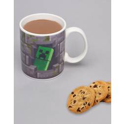 Minecraft Creeper Heat Changing Mugg One Size Grå/gr�ön Tasse & Becher