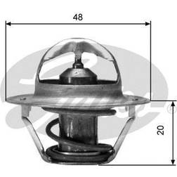 Gates Engine thermostat TH00388G1 Thermostat, coolant,Thermostat OPEL,FORD,CHEVROLET,OPEL,KADETT B,KADETT B Coupe,KADETT B Caravan,OLYMPIA A Coupe