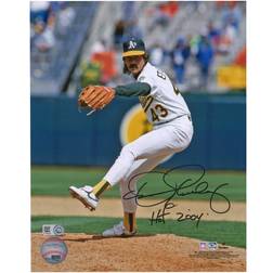 Dennis Eckersley Oakland Athletics Autographed 8'' x 10'' Pitching with Glove Forward Photograph with ''HOF 2004'' Inscription Bottle Opener