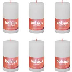 Bolsius Rustika blockljus 4-pack 130x68 mm molnvit Kerze