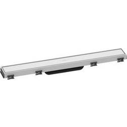 Hansgrohe RainDrain Match Fertigset Duschrinne 600mm mit höhenverstellbarem Rahmen, 56036