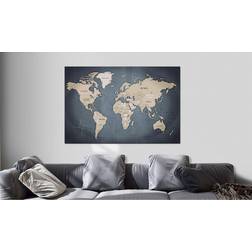 Artgeist World Map: Shades of Grey 60x40 sp. z o. o Tavla