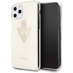 Guess Solid Glitter Triangle Case for iPhone 11 Pro