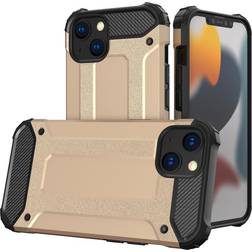 Hybrid Armor Tough Rugged Cover til iPhone 13 guld