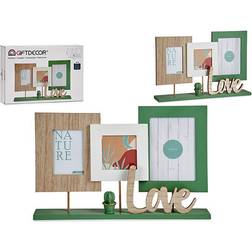 Gift Decor "Fotoram Love Trippel (7 x 30,5 x 46,5 cm) Ram