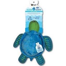 Spunky Pup Clean Earth Large Plush Sea Turtle Dog Toy