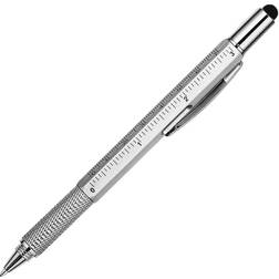 MikaMax 6-in-1 Multitool Pen Silver