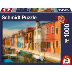 Schmidt Spiele Colourful Houses of the Island Burano 1000 Pieces