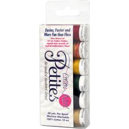 Sulky Sampler 12wt Cotton Petites 6/Pkg-Autumn Assortment