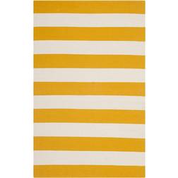 Safavieh Montauk Collection White, Yellow 36x36"