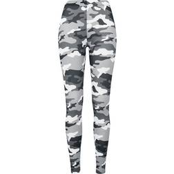 Urban Classics Camo Army Tarn Stretch Leggings - Snow Camo