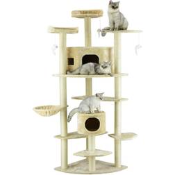 Go Pet Club Condo Cat Tree 80"