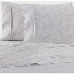 Home Collection Course Paisley 4-pack Bed Sheet Gray (266.7x)