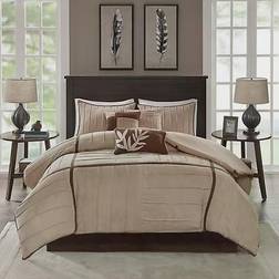 Madison Park Dune Bedspread Beige (228.6x228.6)