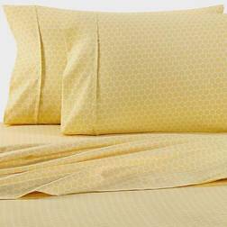 Home Collection Honeycomb 4-pack Underlakan Gul (243.84x167.64cm)