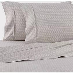 Home Collection Honeycomb 4-pack Bed Sheet Gray (243.84x167.64)