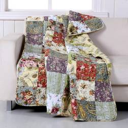 Greenland Home Fashions Blooming Prairie Blankets Multicolor (152.4x127)