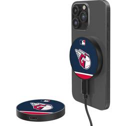 Strategic Printing Cleveland Guardians 10-Watt Stripe Design Wireless Magnetic Charger