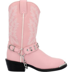 Durango Boot Big Kid Pink Rhinestone Western Boot - Pink Bling