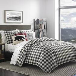 Eddie Bauer Mountain Duvet Cover Black (264.16x223.52)