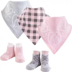 Hudson Bandana Bib & Socks Set 5-Pack Cowgirl