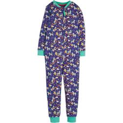 Frugi Zelah Zip Up All In One - Mussel Cosmic Unicorns (ONS205MCU)