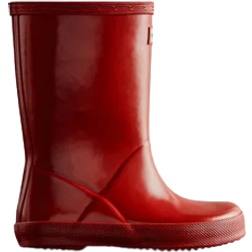 Hunter Kids First Classic Gloss Rain Boots - Military Red