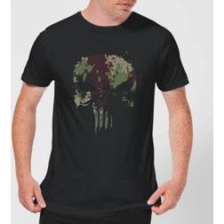 Marvel Camo Skull T-Shirt - Schwarz