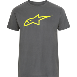 Alpinestars Ageless Classic Tee - Charcoal/Hi Viz Yellow