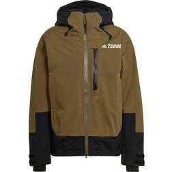 adidas Terrex Myshelter In Jack2l Mens Snow Jacket Beigetone